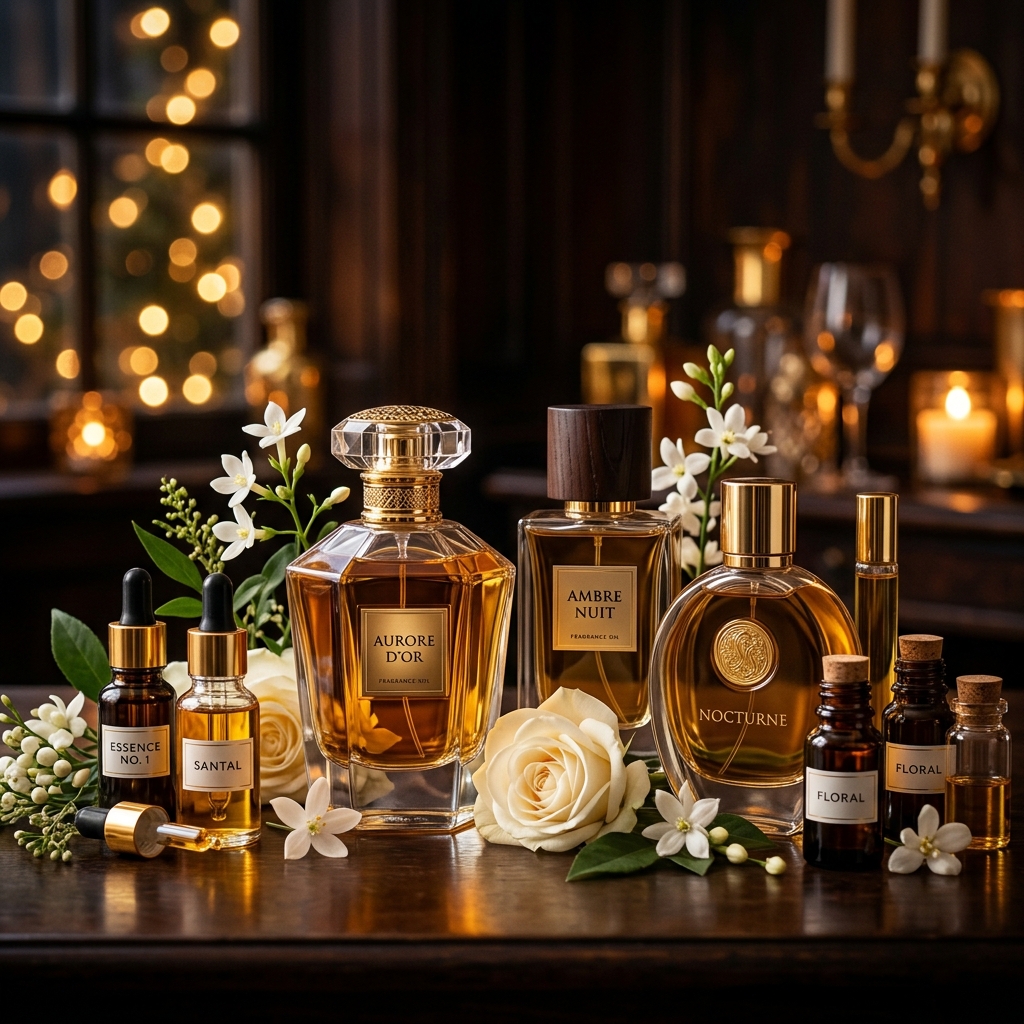 Premium fragrance oils and perfume bottles — Janjad Aromatics division